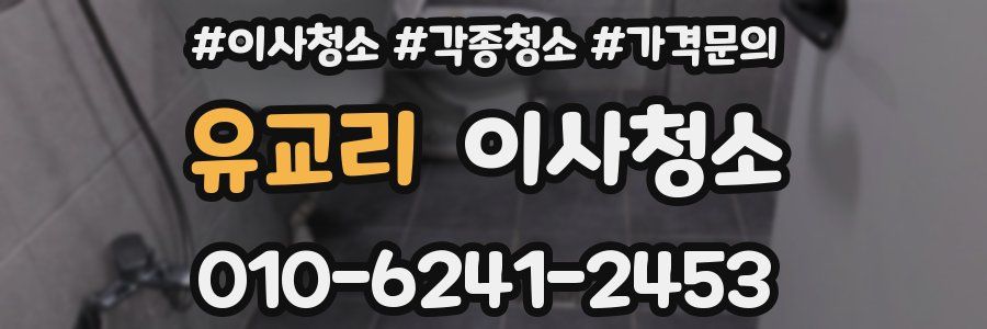 유교리 이사청소