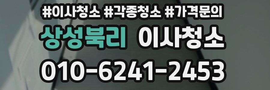 상성북리 이사청소