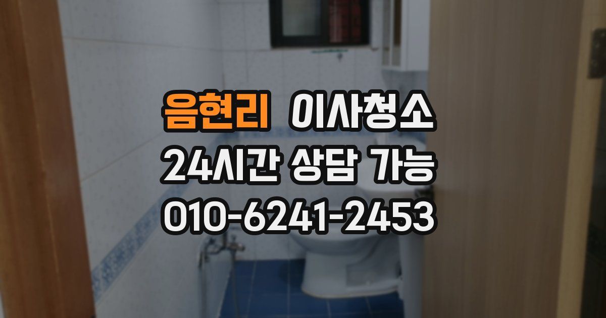 음현리 입주청소