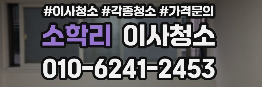 소학리 이사청소