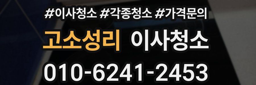 고소성리 이사청소