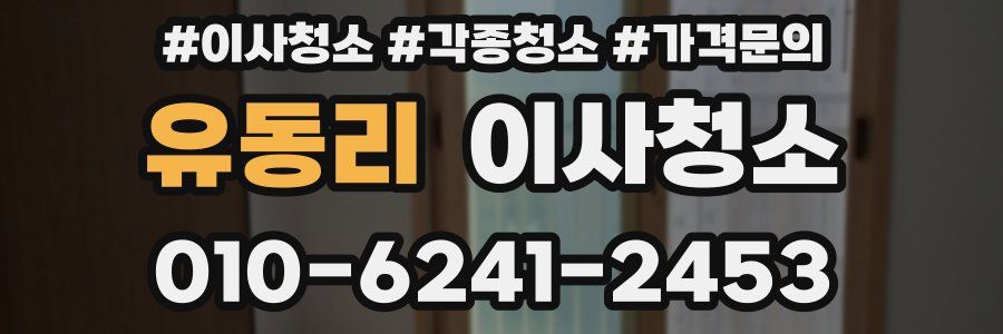 유동리 이사청소