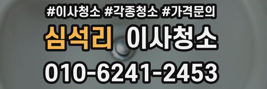 심석리 이사청소