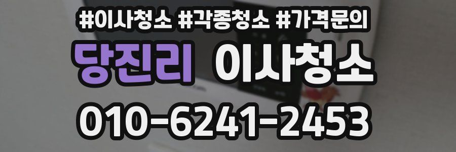 당진리 이사청소