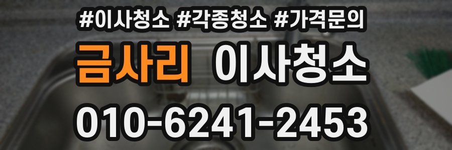 금사리 이사청소