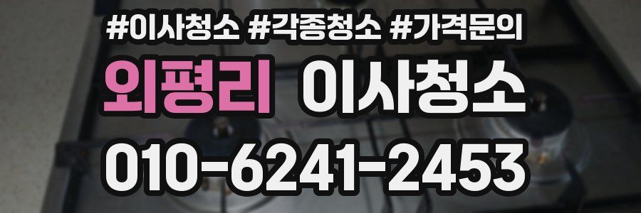 외평리 이사청소