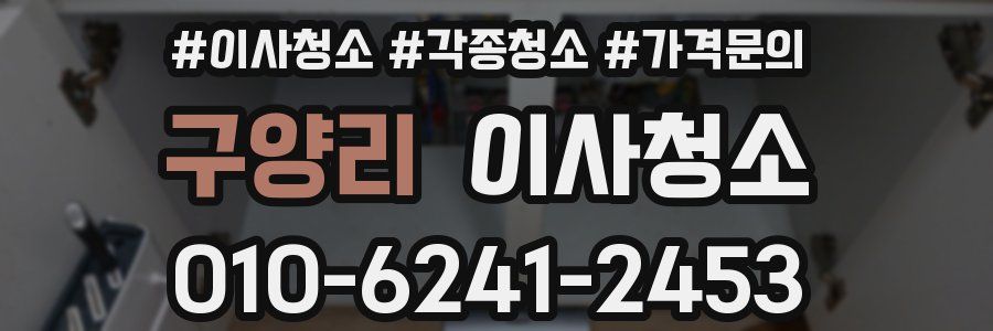구양리 이사청소