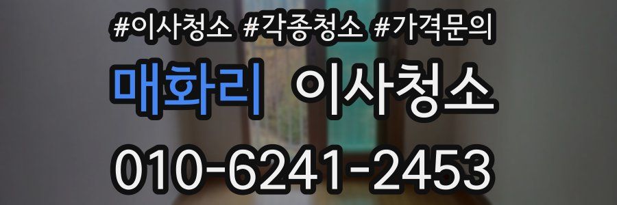 매화리 이사청소