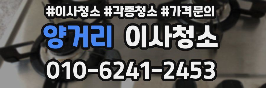 양거리 이사청소