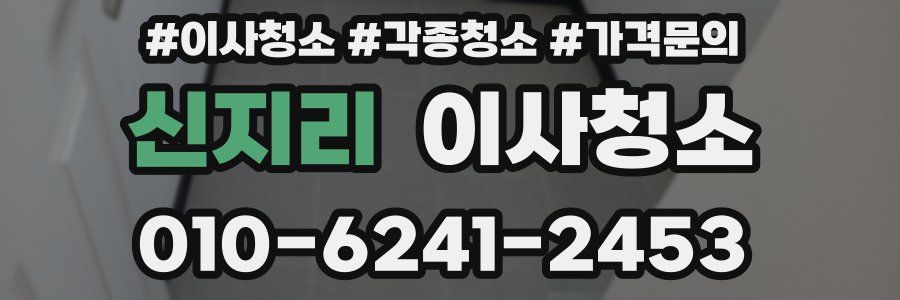 신지리 이사청소