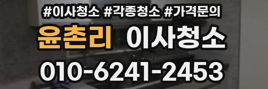윤촌리 이사청소