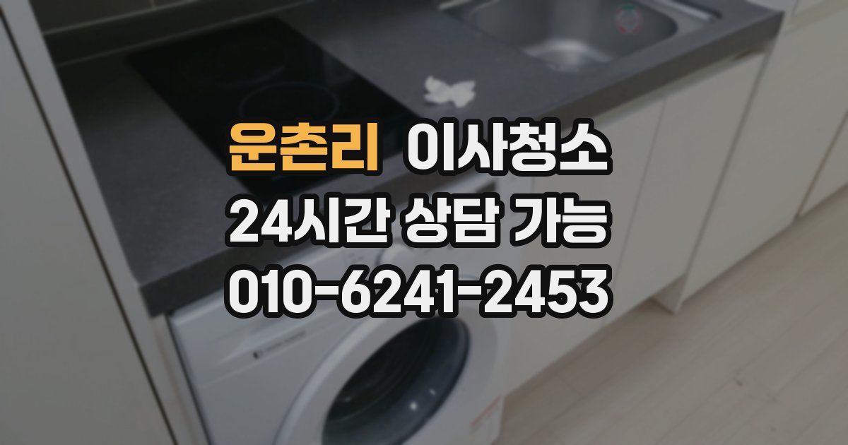 운촌리 입주청소