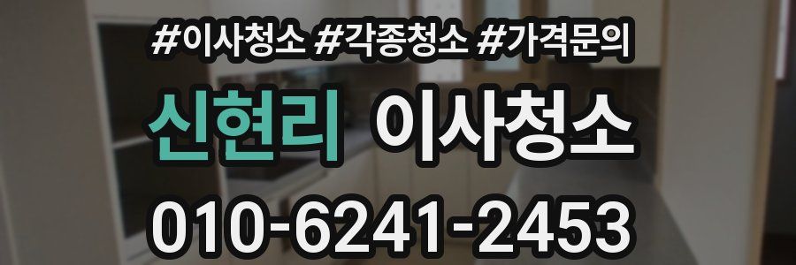 신현리 이사청소