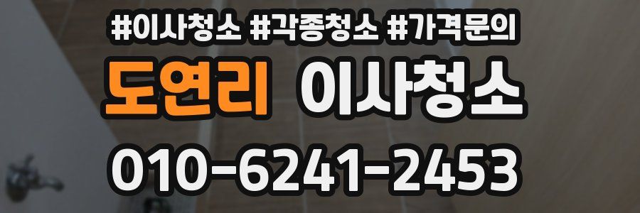 도연리 이사청소