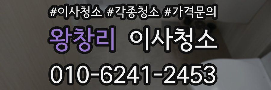 왕창리 이사청소