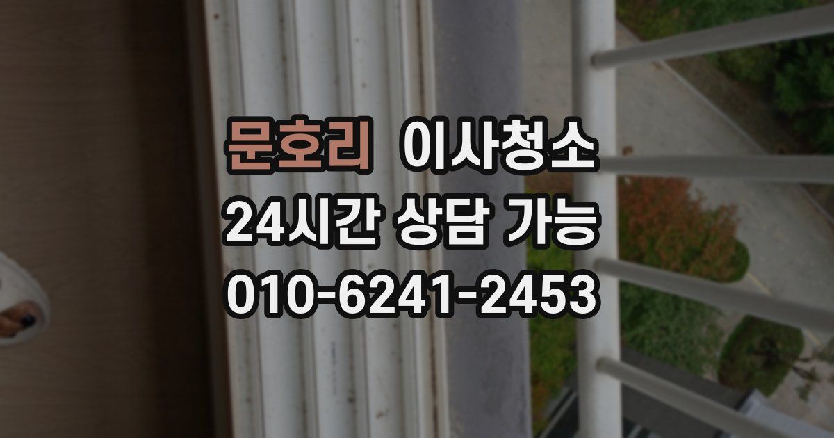 문호리 입주청소