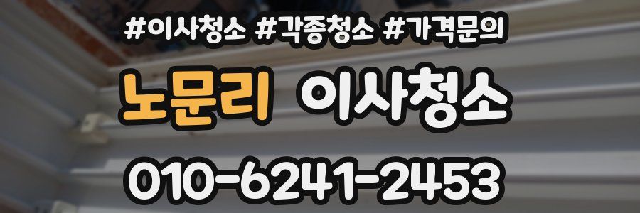 노문리 이사청소