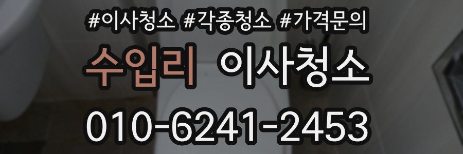 수입리 이사청소