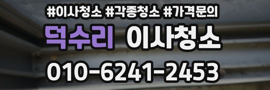 덕수리 이사청소