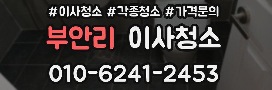 부안리 이사청소