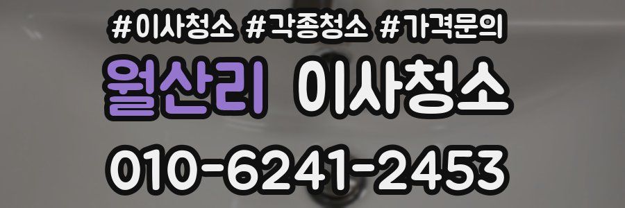 월산리 이사청소