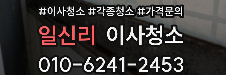 일신리 이사청소