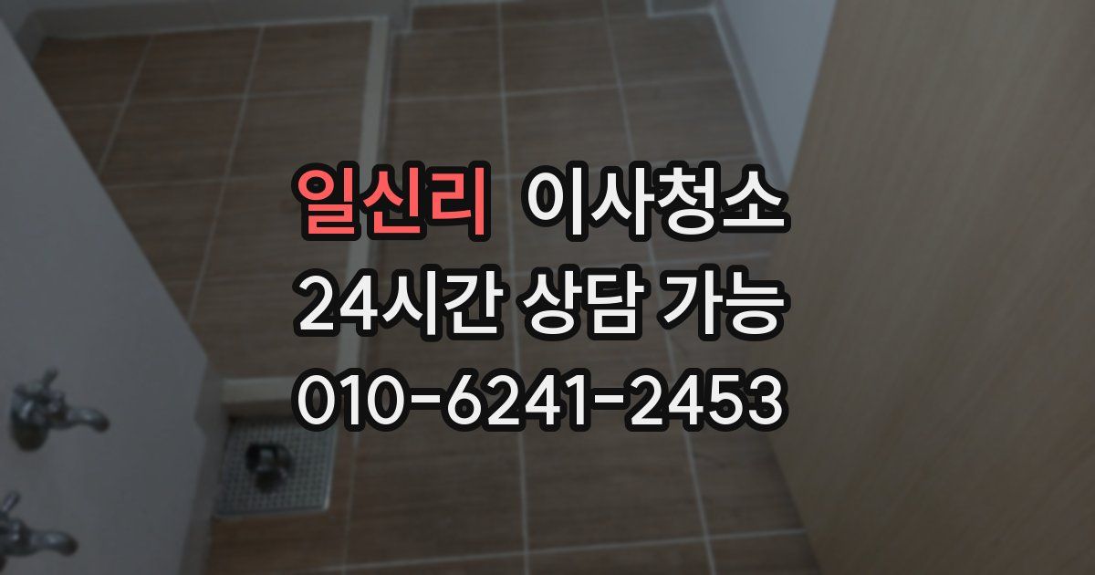 일신리 입주청소