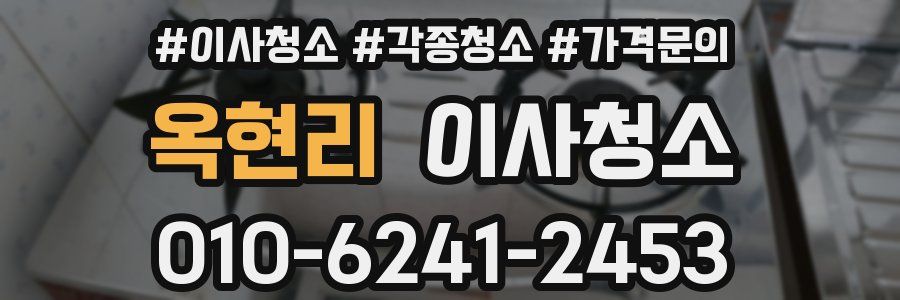 옥현리 이사청소