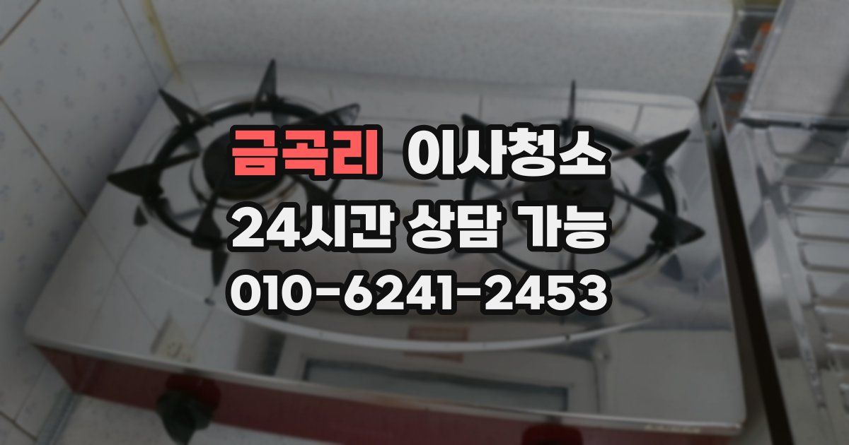 금곡리 입주청소