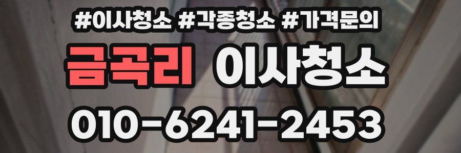 금곡리 이사청소