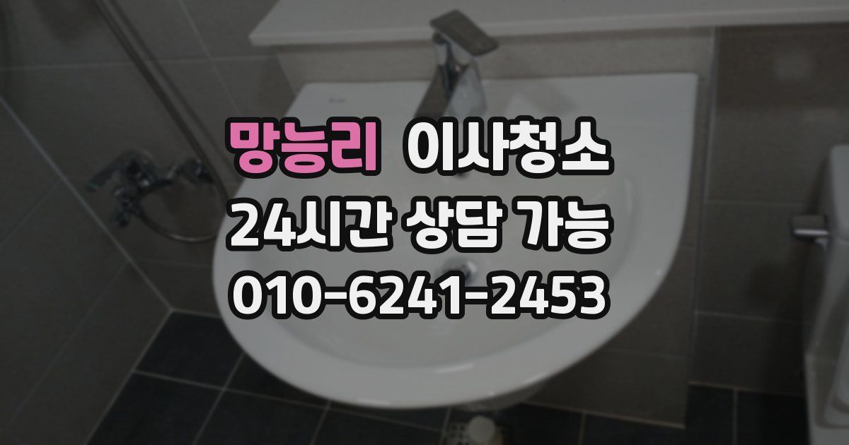 망능리 입주청소