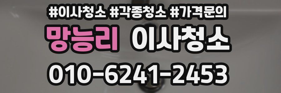 망능리 이사청소