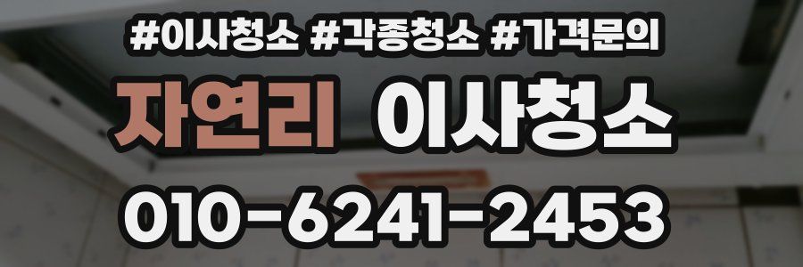 자연리 이사청소