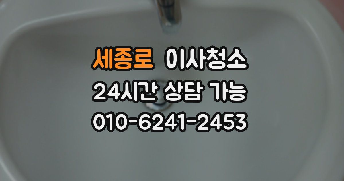 세종로 입주청소