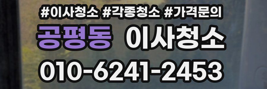 공평동 이사청소