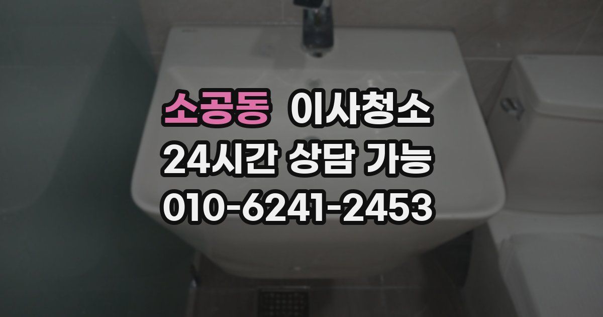 소공동 입주청소