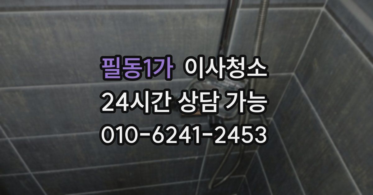 필동1가 입주청소