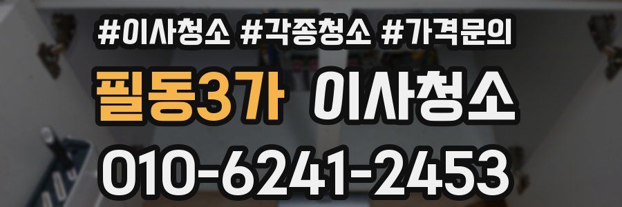 필동3가 이사청소