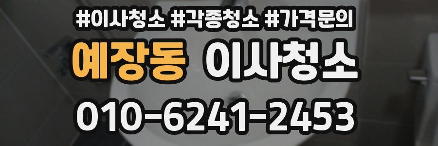 예장동 이사청소