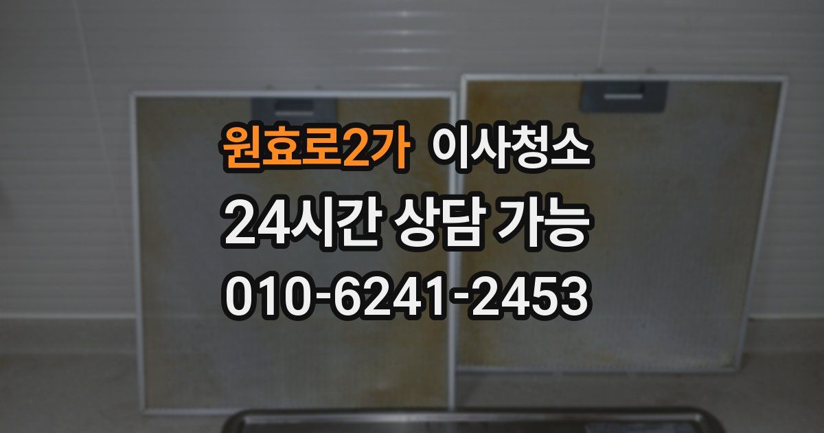 원효로2가 입주청소
