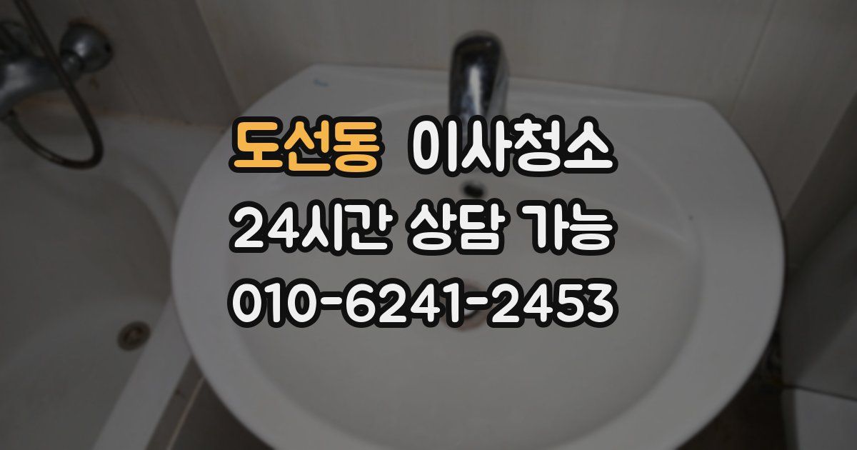 도선동 입주청소