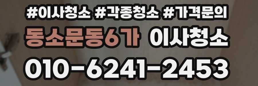 동소문동6가 이사청소