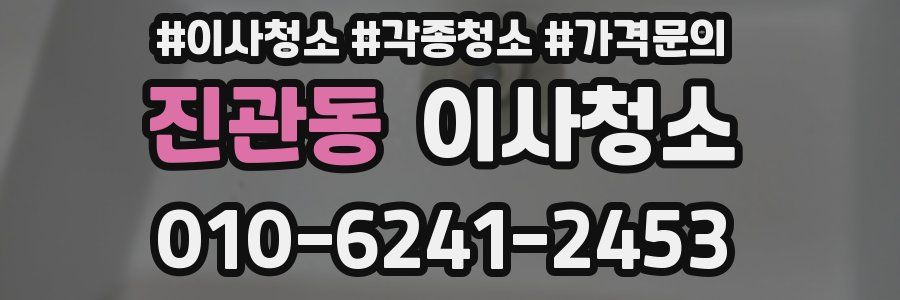 진관동 이사청소