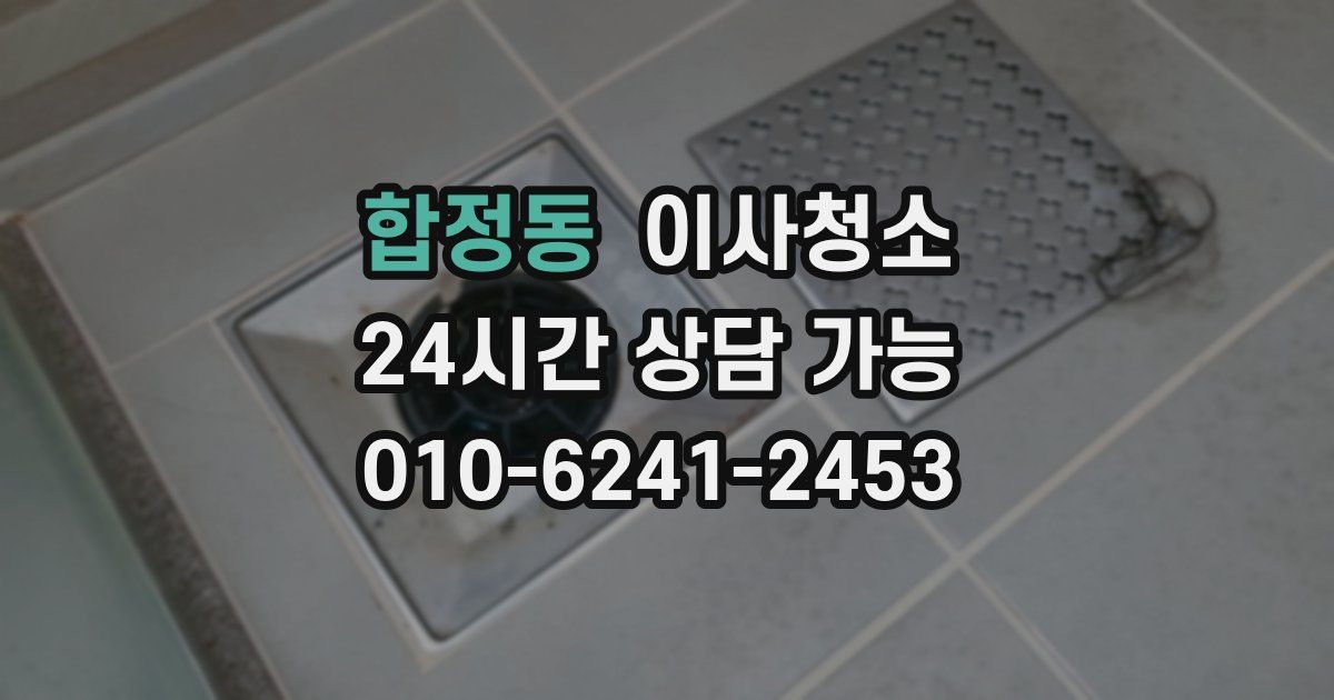 합정동 입주청소