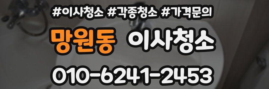 망원동 이사청소