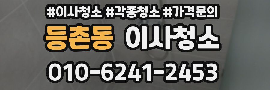 등촌동 이사청소