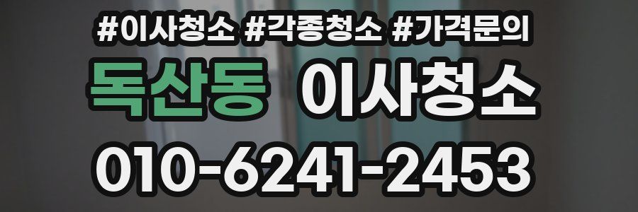 독산동 이사청소