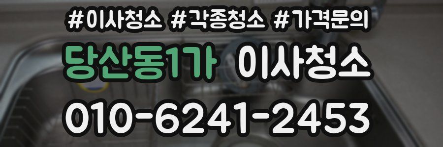 당산동1가 이사청소