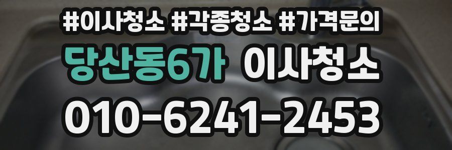 당산동6가 이사청소