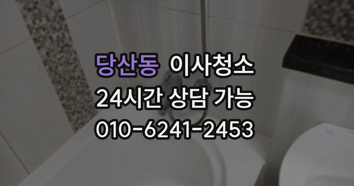 당산동 입주청소